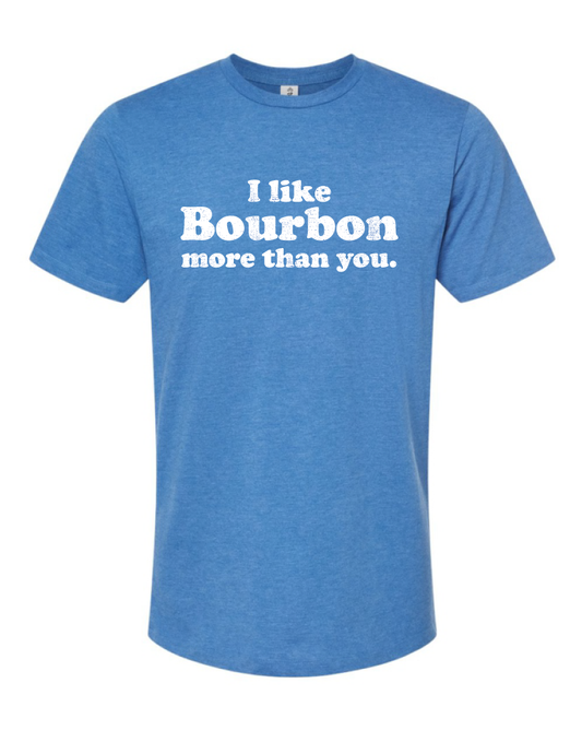 I Like Bourbon T-Shirt (Royal Heather)